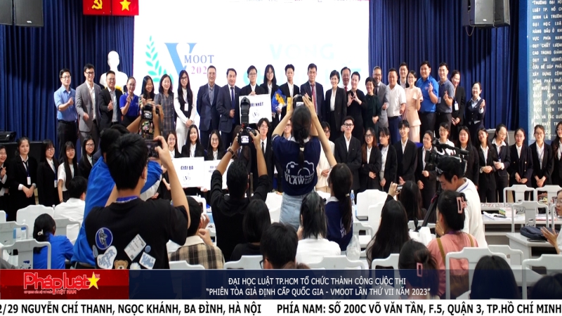 Đại học Luật TP.HCM tổ chức thành công cuộc thi “Phiên tòa giả định cấp Quốc gia - VMoot lần thứ VII năm 2023”