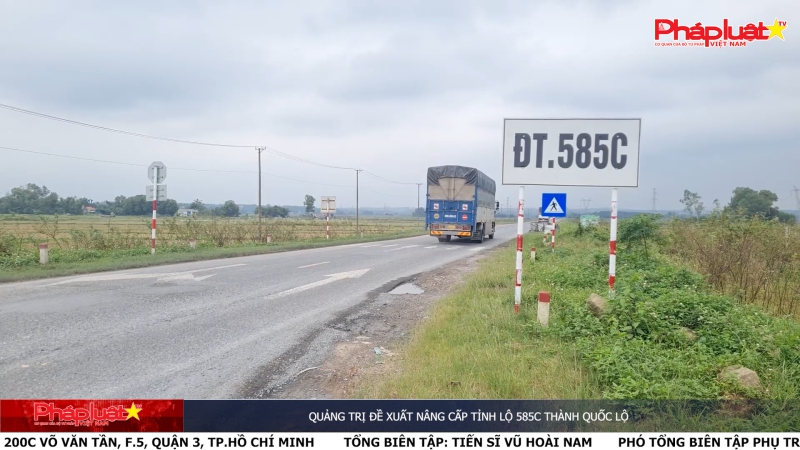 Quảng Trị đề xuất nâng cấp tỉnh lộ 585C thành quốc lộ
