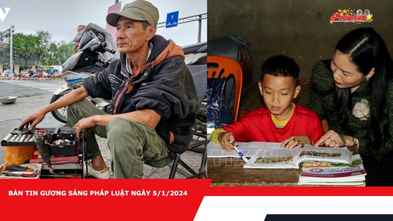 Bản tin Gương sáng pháp luật ngày 5/1/2024