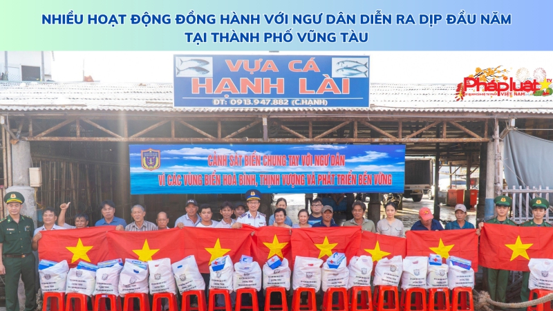 Nhiều hoạt động đồng hành với ngư dân diễn ra dịp đầu năm tại TP.Vũng Tàu