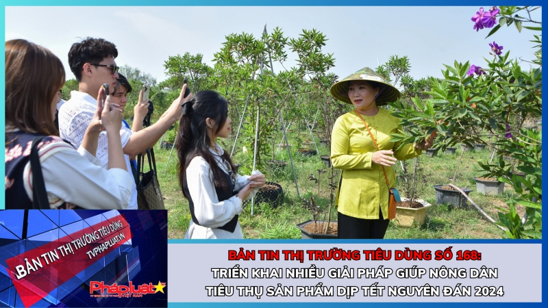 Bản tin Thị trường Tiêu dùng số 168: Triển khai nhiều giải pháp giúp nông dân tiêu thụ sản phẩm dịp Tết Nguyên đán 2024