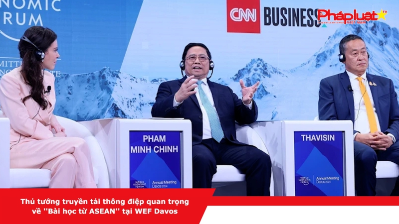 Thủ tướng truyền tải thông điệp quan trọng về ''Bài học từ ASEAN'' tại WEF Davos