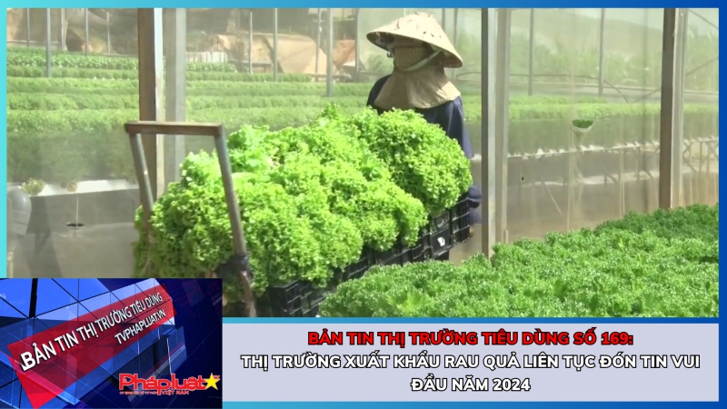 Bản tin Thị trường Tiêu dùng số 169: Thị trường xuất khẩu rau quả liên tục đón tin vui đầu năm 2024