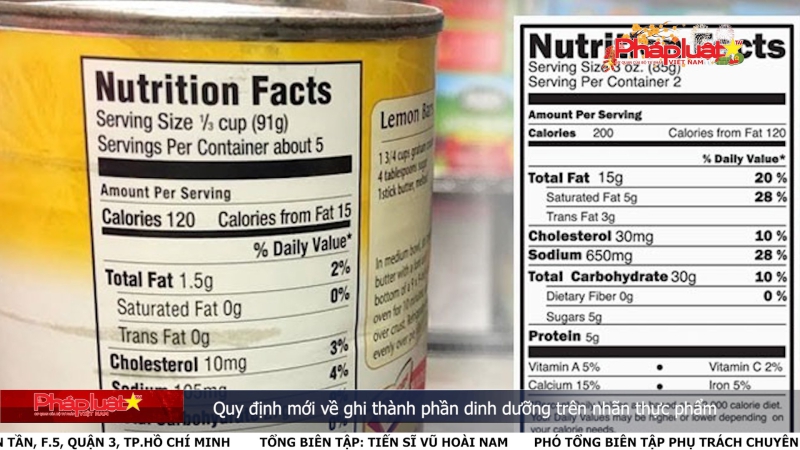 Bản tin Truyền thông Chính sách ngày 23/1/2024: Quy định mới về ghi thành phần dinh dưỡng trên nhãn thực phẩm