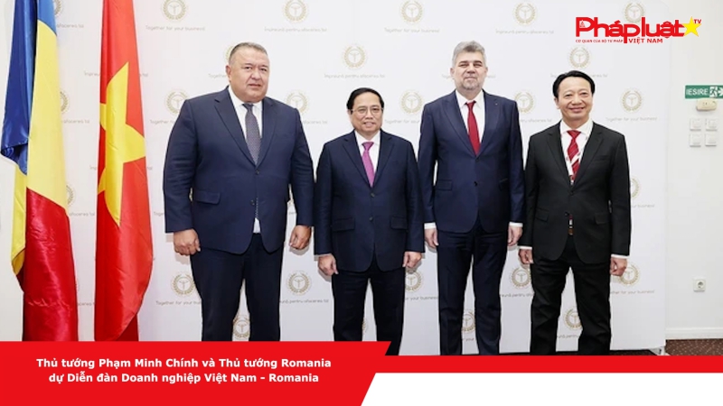 Thủ tướng Phạm Minh Chính và Thủ tướng Romania dự Diễn đàn Doanh nghiệp Việt Nam - Romania