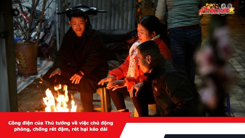 Công điện của Thủ tướng về việc chủ động phòng, chống rét đậm, rét hại kéo dài