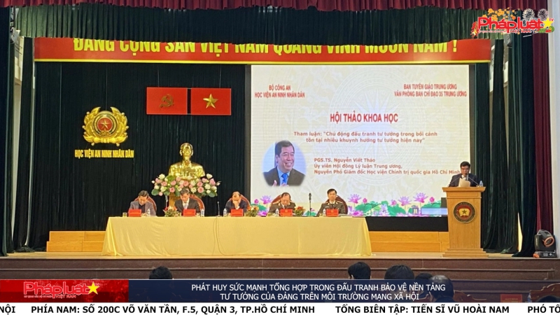 Pháp luật & Cộng đồng mạng ngày 2/2/2024: Phát huy sức mạnh tổng hợp trong đấu tranh bảo vệ nền tảng tư tưởng của Đảng trên môi trường mạng xã hội