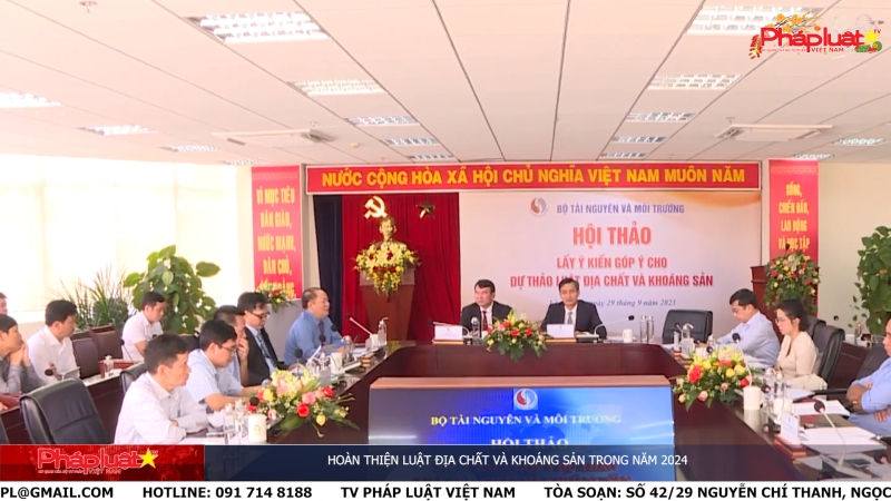 Bản tin Môi trường Pháp luật - Hoàn thiện Luật Địa chất và Khoáng sản trong năm 2024