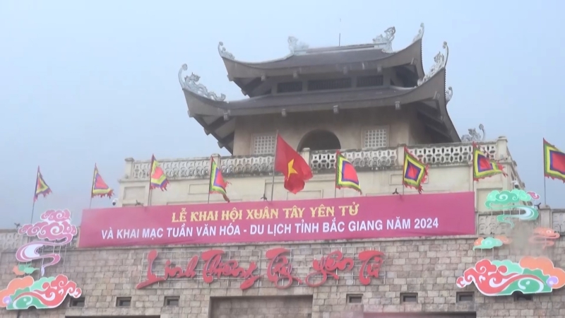 Bản tin văn hóa ngày 24/2: Lễ khai hội Xuân Tây Yên Tử và khai mạc Tuần Văn hóa - Du lịch tỉnh Bắc Giang năm 2024
