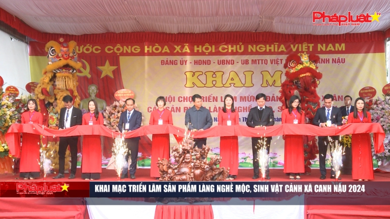 Bản tin văn hóa 9/3: Khai mạc triển lãm sản phẩm làng nghề mộc, sinh vật cảnh; phát động tết trồng cây Xuân Giáp Thìn năm 2024