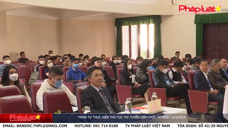 Bản tin Truyền thông Chính sách ngày 15/3/2024 - Trình tự thực hiện thủ tục thi tuyển viên chức từ ngày 12/3/2024