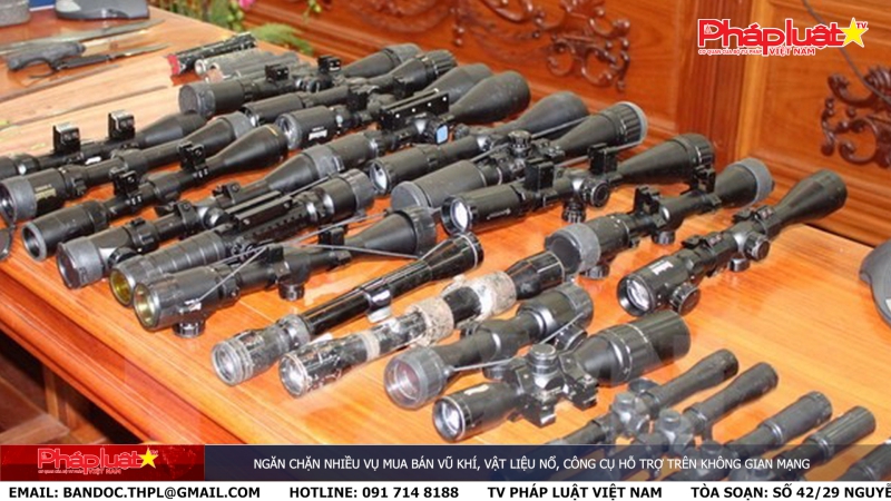 Pháp luật & Cộng đồng mạng ngày 19/3/2024: Ngăn chặn nhiều vụ mua bán vũ khí, vật liệu nổ, công cụ hỗ trợ trên không gian mạng