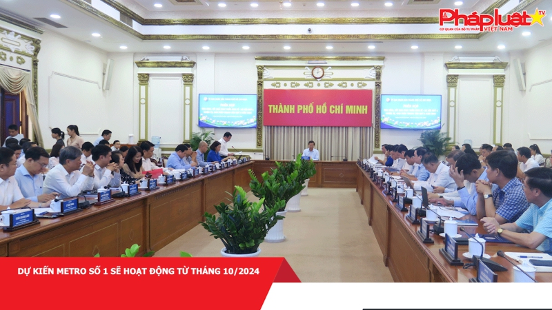 Dự kiến Metro số 1 sẽ hoạt động từ tháng 10/2024