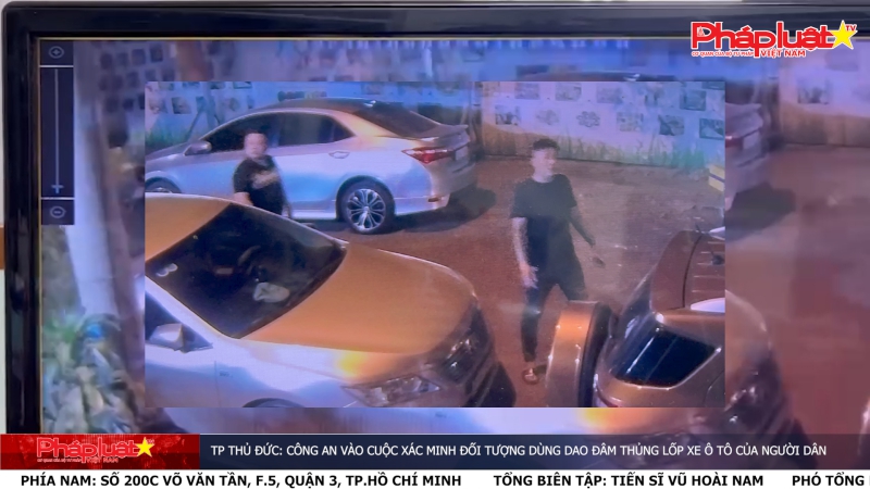 TP Thủ Đức: Công an vào cuộc xác minh đối tượng dùng dao đâm thủng lốp xe ôtô của người dân