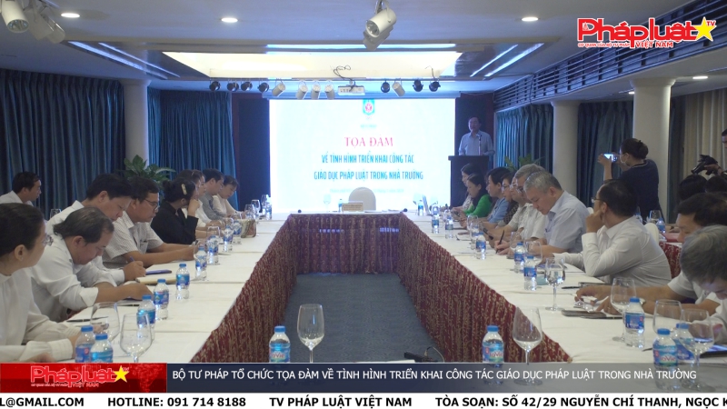 Bộ Tư Pháp tổ chức Tọa đàm về tình hình triển khai công tác giáo dục pháp luật trong nhà trường