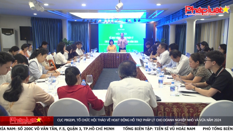 Cục PBGDPL tổ chức Hội thảo về hoạt động hỗ trợ pháp lý cho doanh nghiệp nhỏ và vừa năm 2024