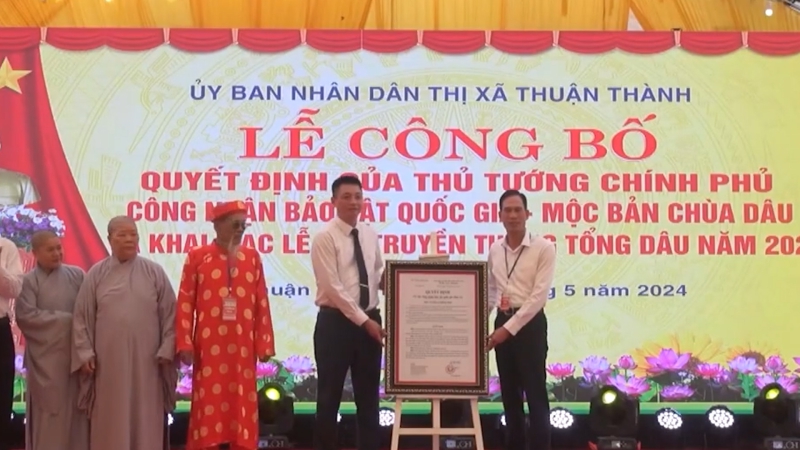 Bản tin Văn hóa ngày 16/5/2024: “Công nhận Bảo vật quốc gia đối với Mộc bản chùa Dâu”