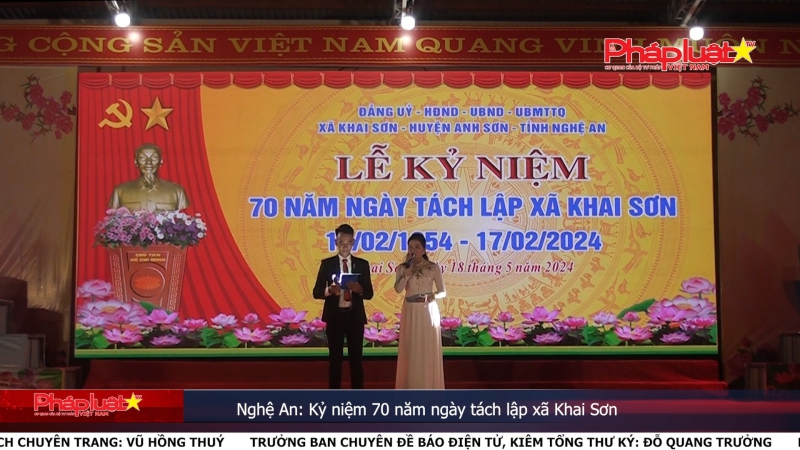 Nghệ An: Kỷ niệm 70 năm ngày tách lập xã Khai Sơn