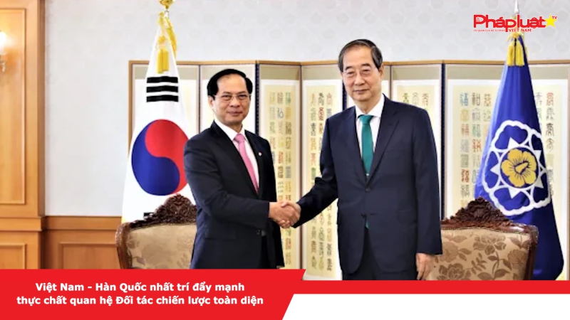 Việt Nam - Hàn Quốc nhất trí đẩy mạnh thực chất quan hệ Đối tác chiến lược toàn diện