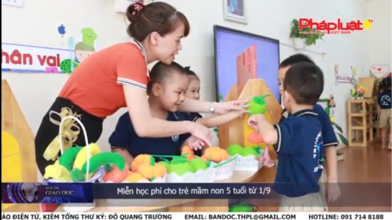 Bản tin Giáo dục ngày 2/6/2024: Miễn học phí cho trẻ mầm non 5 tuổi từ 1/9