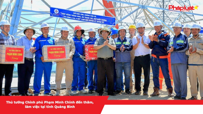 Thủ tướng Chính phủ Phạm Minh Chính đến thăm, làm việc tại tỉnh Quảng Bình