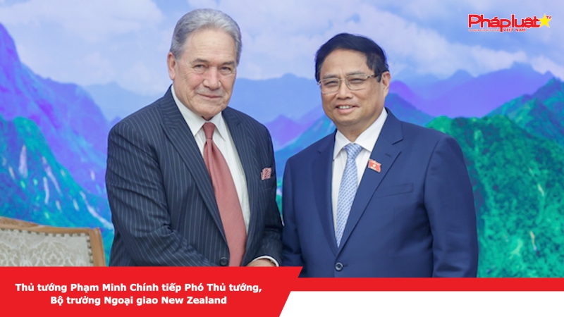 Thủ tướng Phạm Minh Chính tiếp Phó Thủ tướng, Bộ trưởng Ngoại giao New Zealand