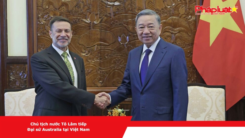 Chủ tịch nước Tô Lâm tiếp Đại sứ Australia tại Việt Nam
