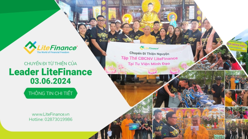 LiteFinance thăm hỏi và tặng quà cho các em nhỏ tại Tu viện Minh Đạo