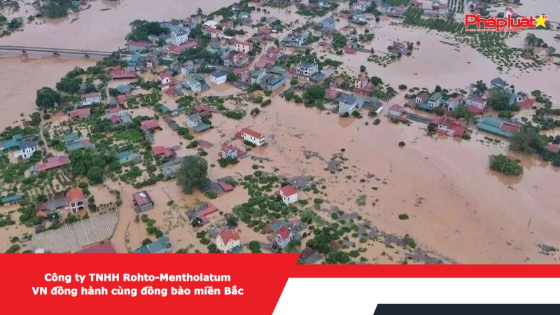 Công ty TNHH Rohto-Mentholatum VN đồng hành cùng đồng bào miền Bắc