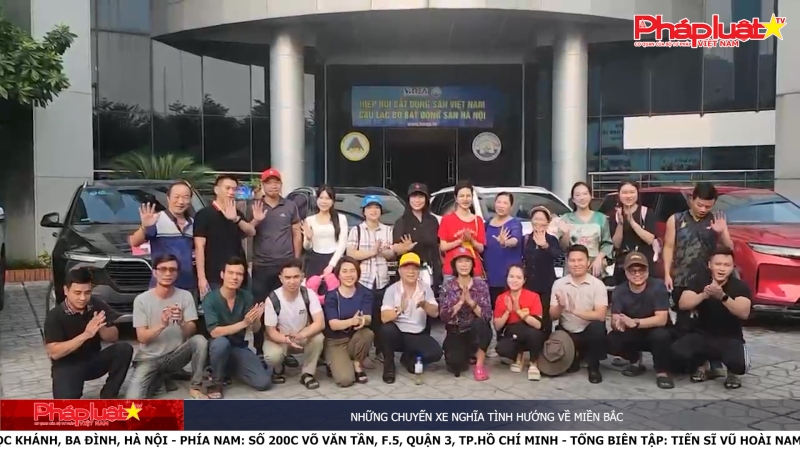 Những chuyến xe nghĩa tình hướng về miền Bắc