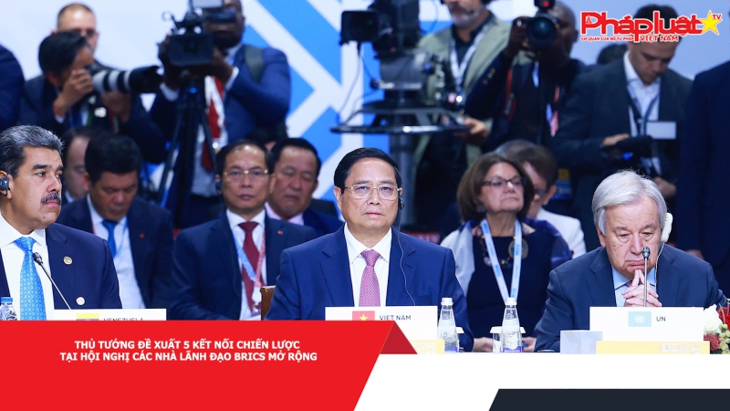 Thủ tướng đề xuất 5 kết nối chiến lược tại Hội nghị các nhà lãnh đạo BRICS mở rộng